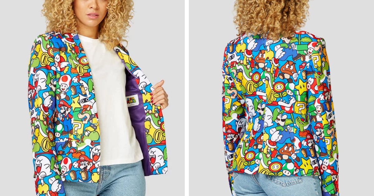This flashy Super Mario blazer will power up your office outfit game 8