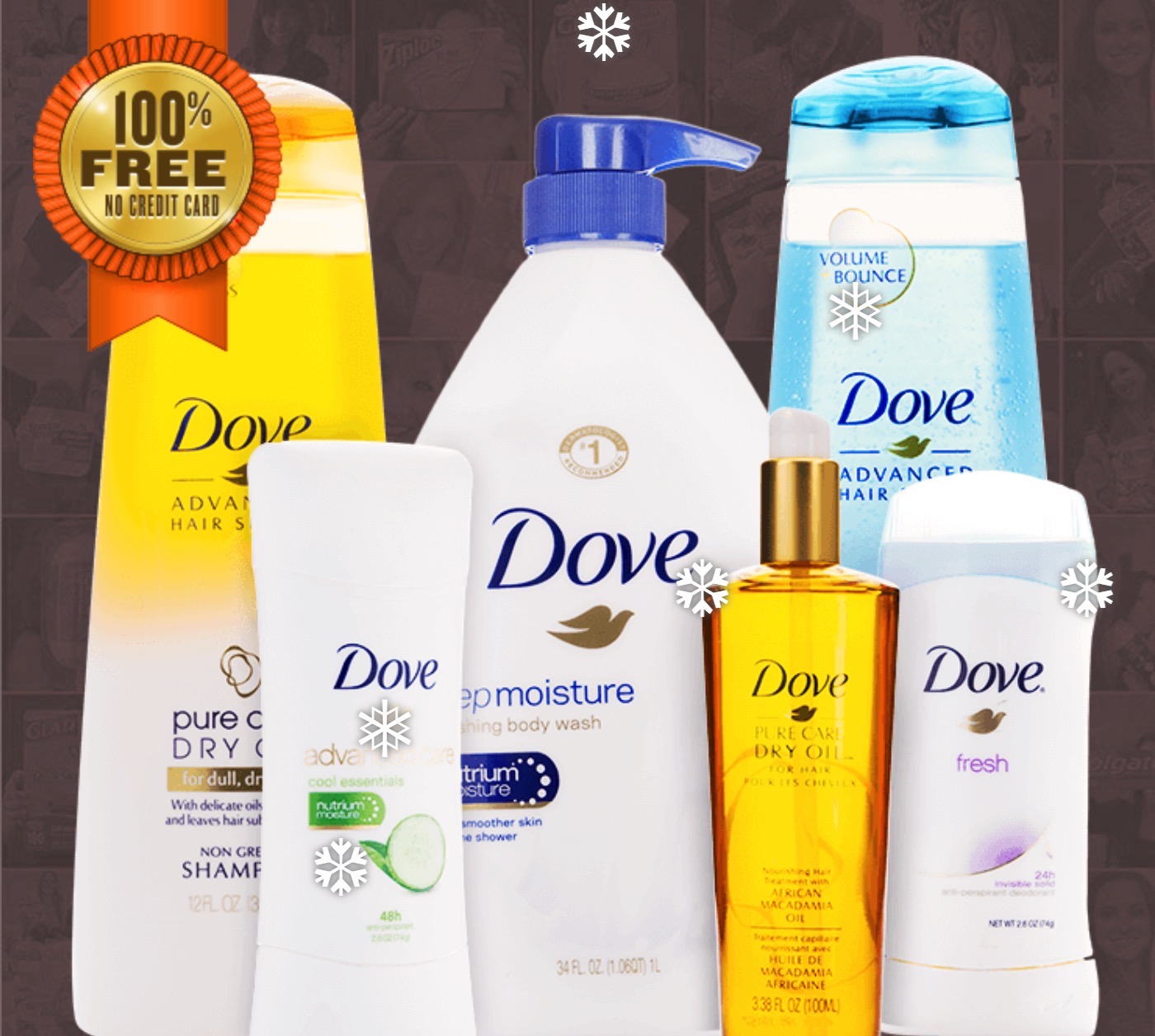 Get some free Dove beauty samples right here! 6