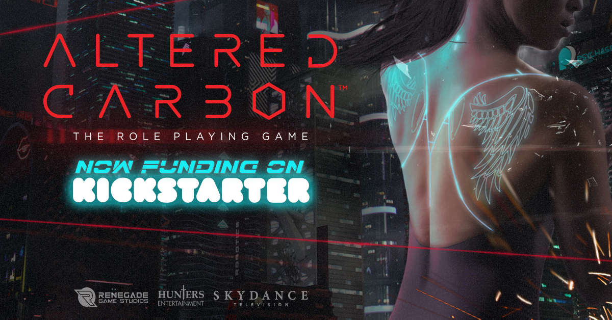 Altered Carbon tabletop RPG Kickstarter has been successfully funded in just two hours 2