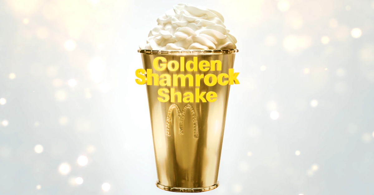 McDonald’s is auctioning off a $90,000 Golden Shamrock Shake cup 11