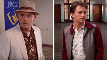 Robert Downey Jr. and Tom Holland reunite onscreen in a Back to the Future deepfake 10