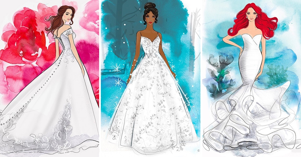 Allure Bridals is releasing a line of Disney Princess-inspired wedding dresses 2