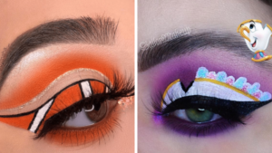 Incredible Disney-inspired eye and lip makeup 107