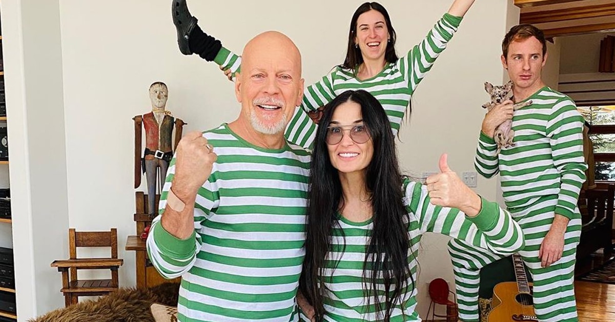 How did exes Bruce Willis and Demi Moore end up quarantining together? 11