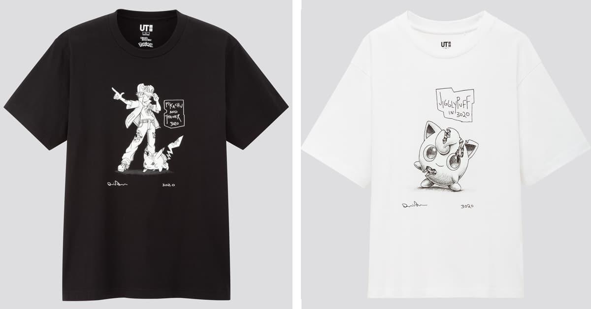 Uniqlo’s Daniel Arsham x Pokémon t-shirts feature sketches of Pikachu, Mewtwo, & more 5