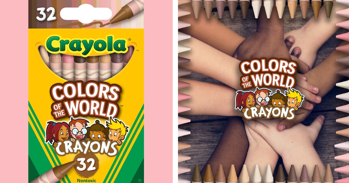 Crayola’s Colors of the World crayons represent over 40 skin tones across the globe 7