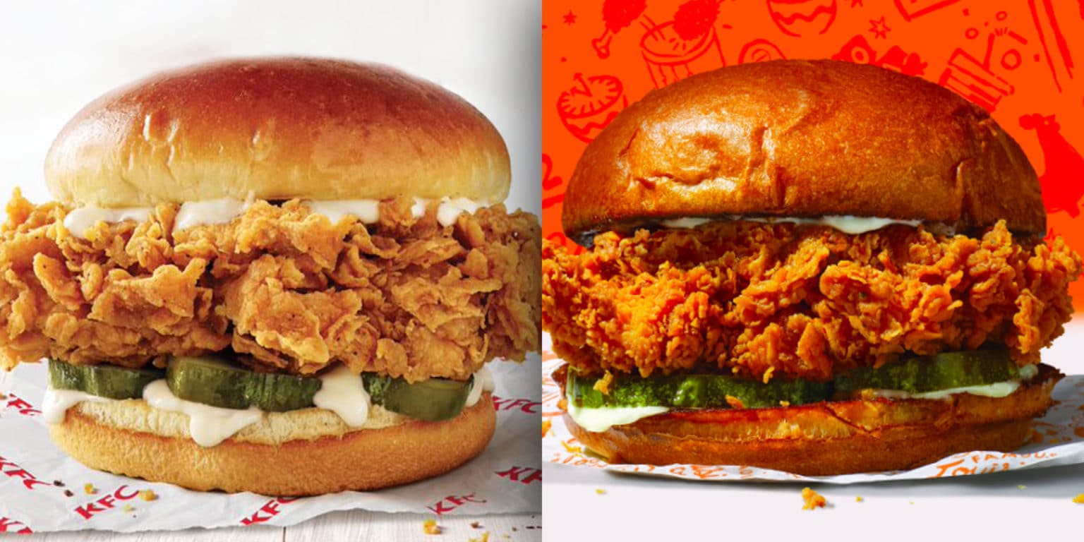 KFC is testing a chicken sandwich that’s a lot like Popeyes’ GEEKSPIN