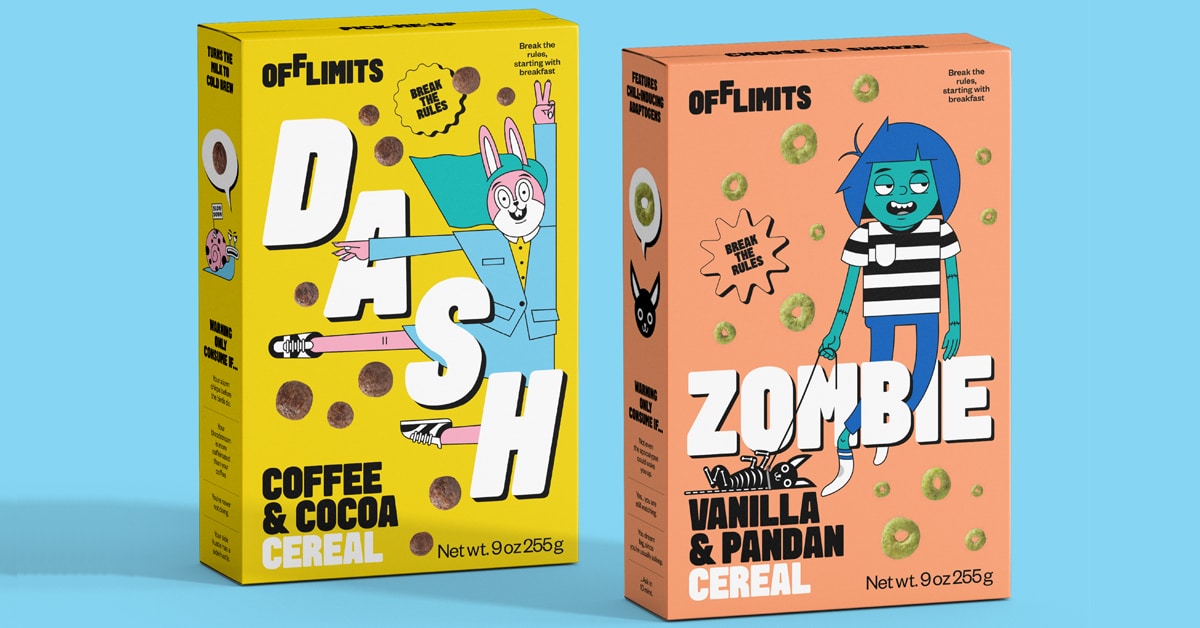 OffLimits Cereal launches with two flavors that scream counterculture 11