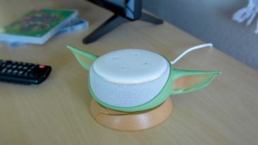 Otterbox's Baby Yoda stand transforms the Amazon Echo Dot into The Child 7