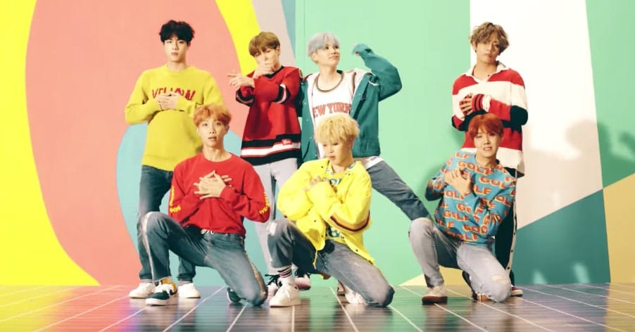 Can you identify the BTS music video based on a single screenshot? 11