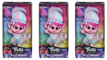 Hasbro is removing a Trolls doll with an inappropriately placed button from stores 12