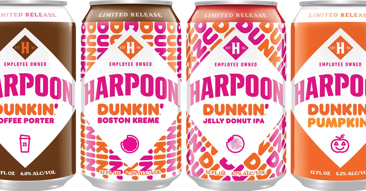 Dunkin’ and Harpoon Brewery are releasing donut-infused beers this fall 10