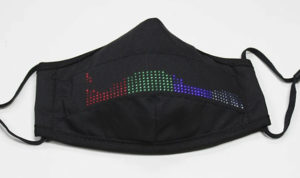 LED face mask has lights that sync to music 41