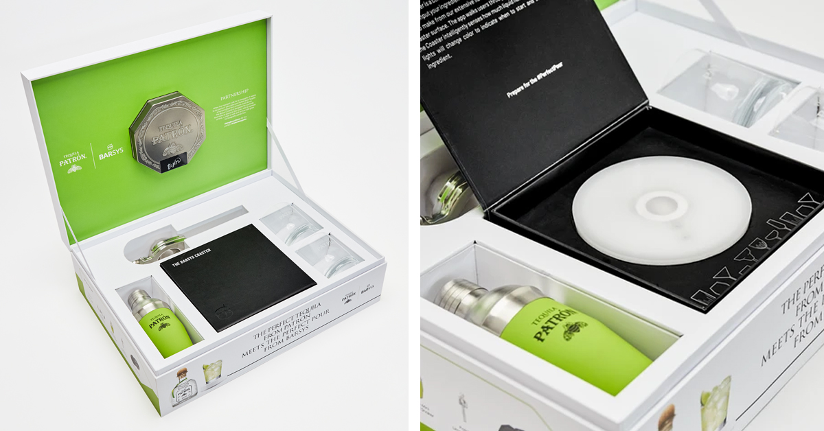 PATRÓN Margarita Smart Coaster by Barsys turns cocktail lovers into expert bartenders 1