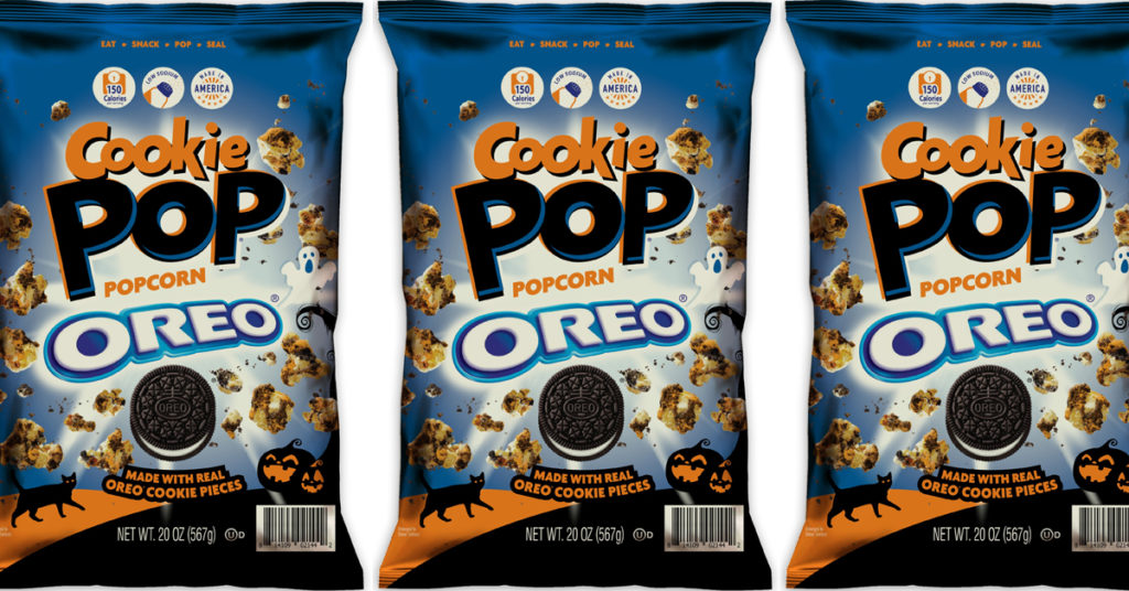Snack Pop Oreo Cookie Popcorn is back with a fun