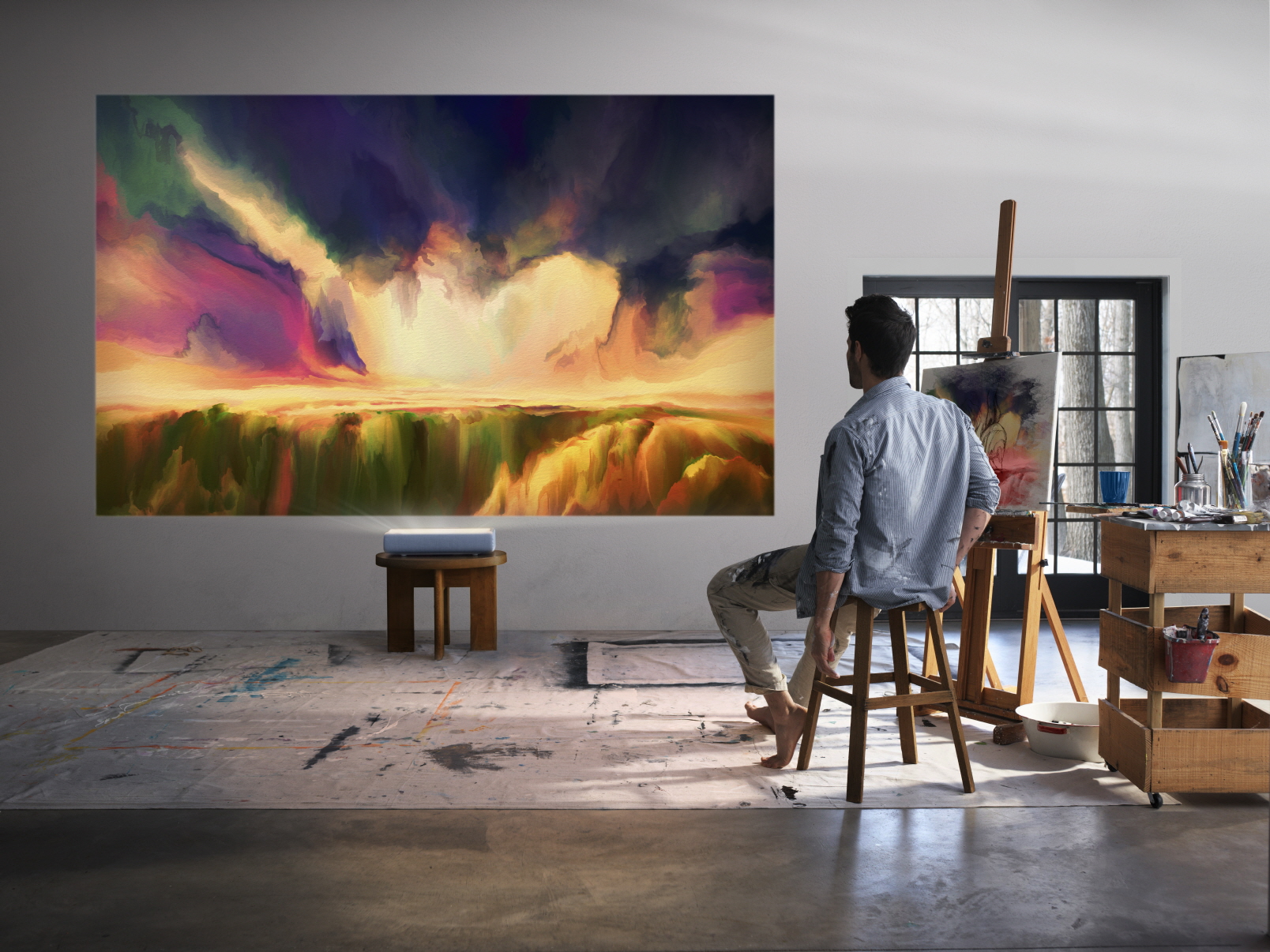 Samsung's 4K Ultra Short Throw Laser Projector doubles as a Smart TV 5