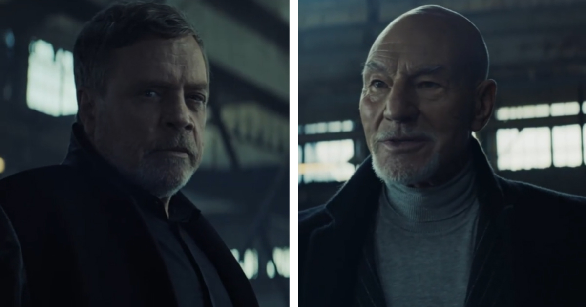 Star Wars’ Mark Hamill and Star Trek’s Patrick Stewart face off in an Uber Eats commercial 1