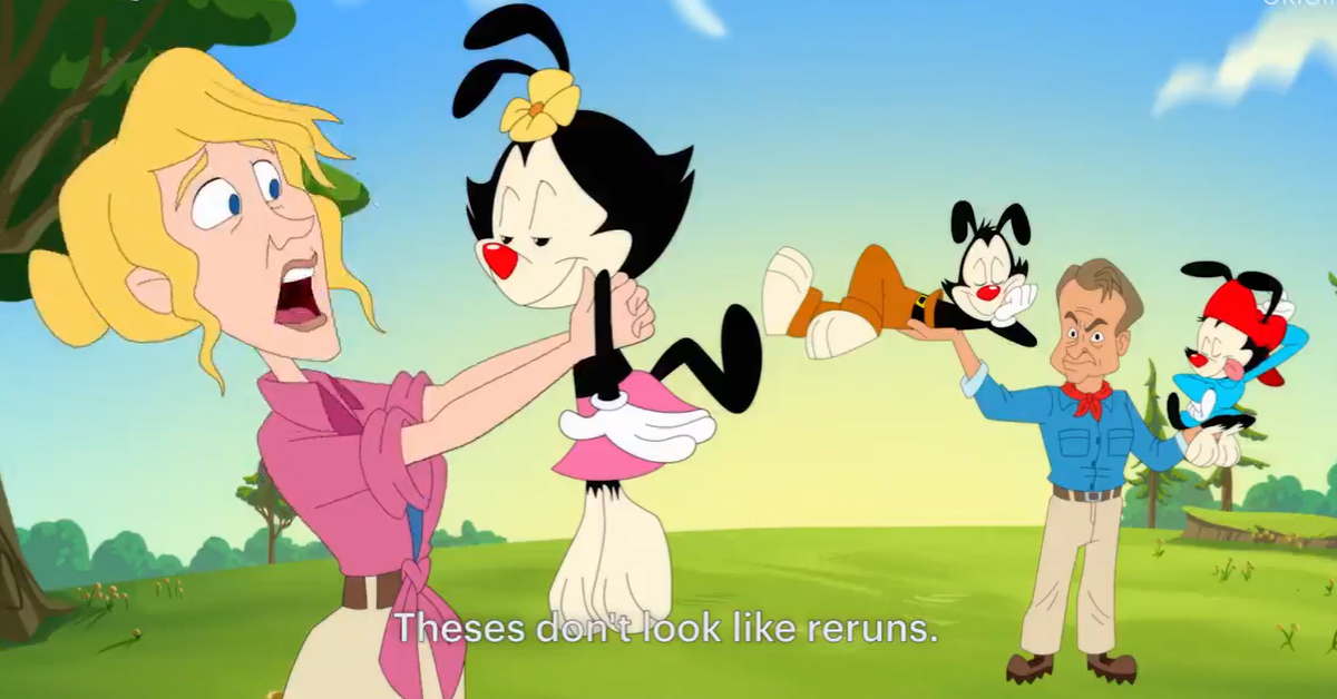 Animaniacs’ Yakko, Wakko, and Dot meet Jurassic Park’s characters in a new clip 9