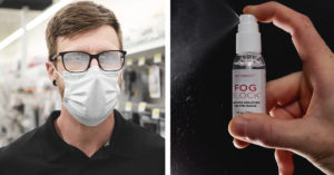 FogBlock spray keeps your glasses fog-free while wearing a face mask 18