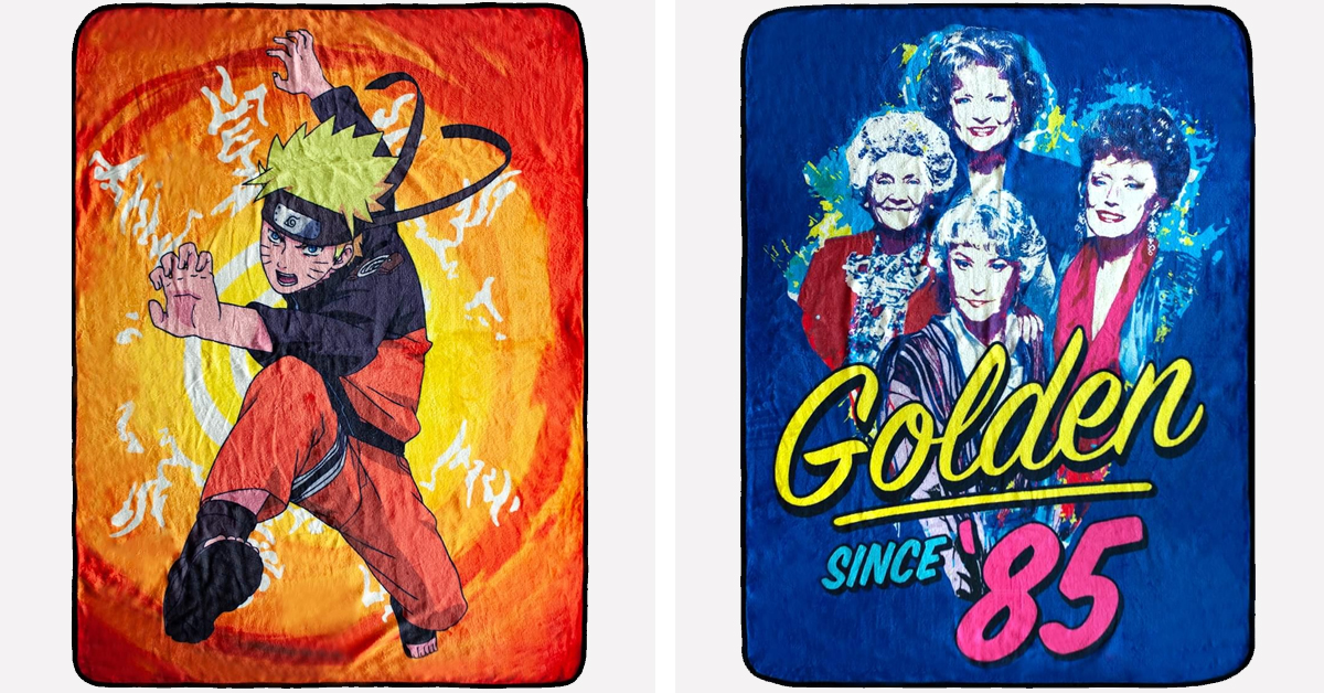 These blankets inspired by Naruto, Golden Girls & more will take your fandom to the next level 11