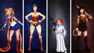 If Disney characters dressed up for Halloween 159