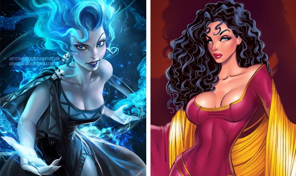 Disney villains reimagined as princesses 4