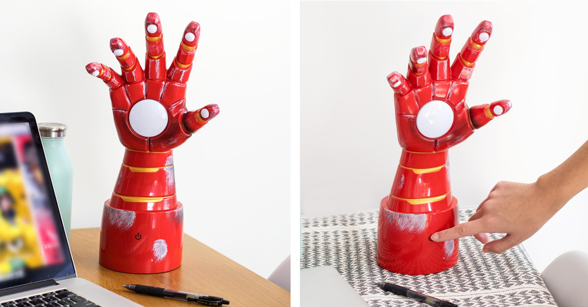 Iron Man’s Gauntlet is now an awesome desk lamp that is perfect for WFH 8