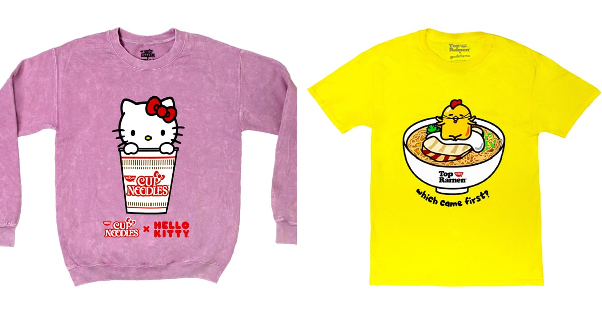 Sanrio and Nissin collab for a clothing collection featuring Hello Kitty and Gudetama 10