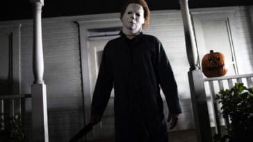 Nick Castle as The Shape (Michael Myers masked) in Halloween (1978) | ©Image Credit: Trancas International Films