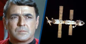 The ashes of Star Trek's Scotty are onboard the International Space Station 35