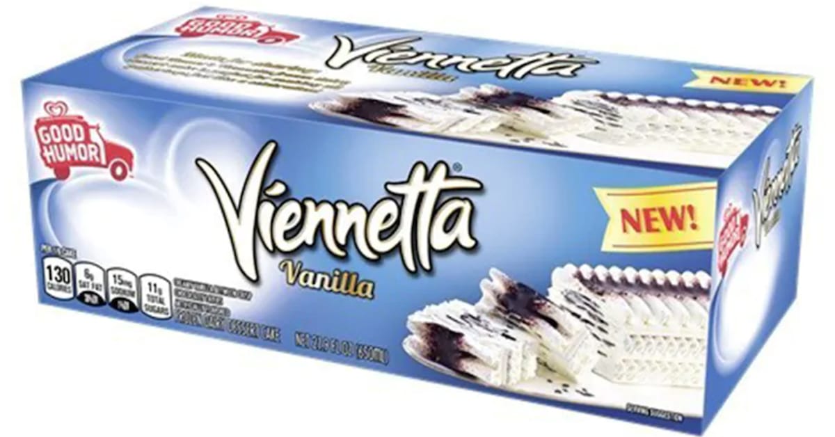 Vanilla Viennetta ice cream cake from Good Humor
