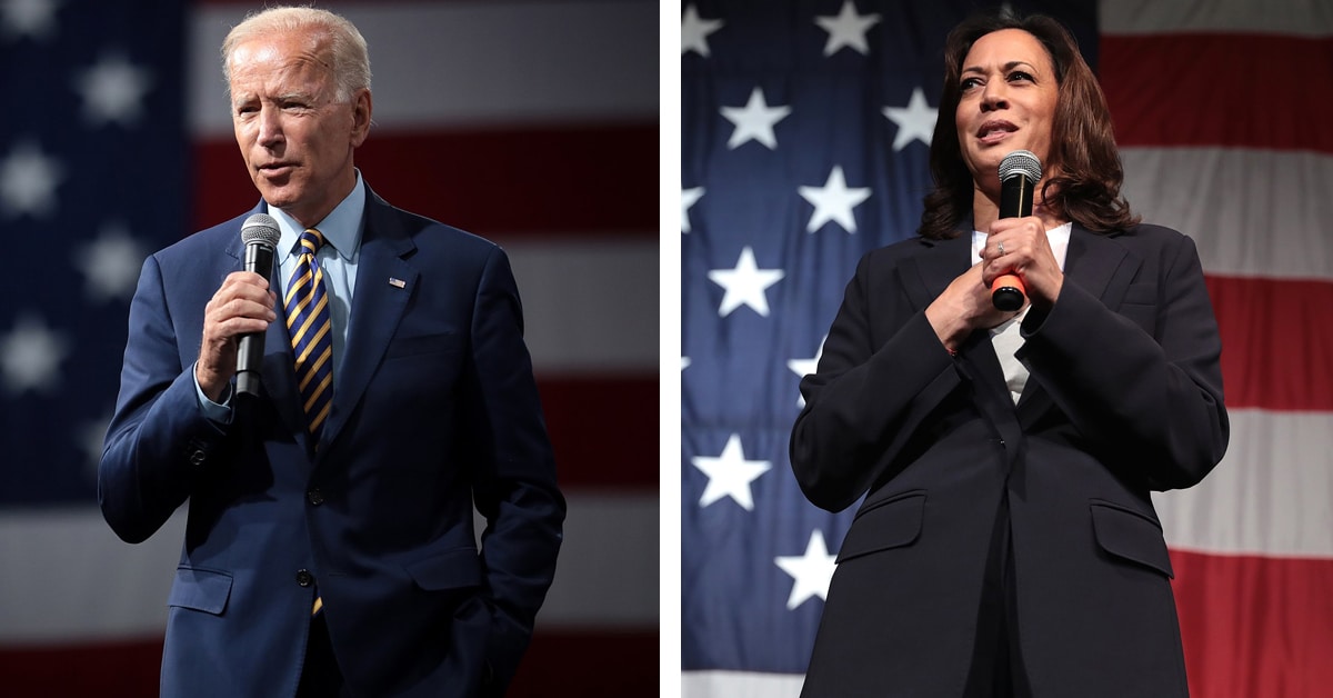 Joe Biden and Kamala Harris