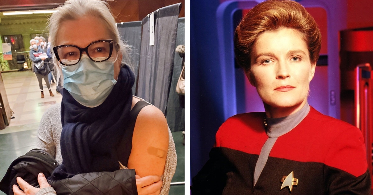 Star Trek: Prodigy's Kate Mulgrew and Star Trek: Voyager's Captain Kathryn Janeway