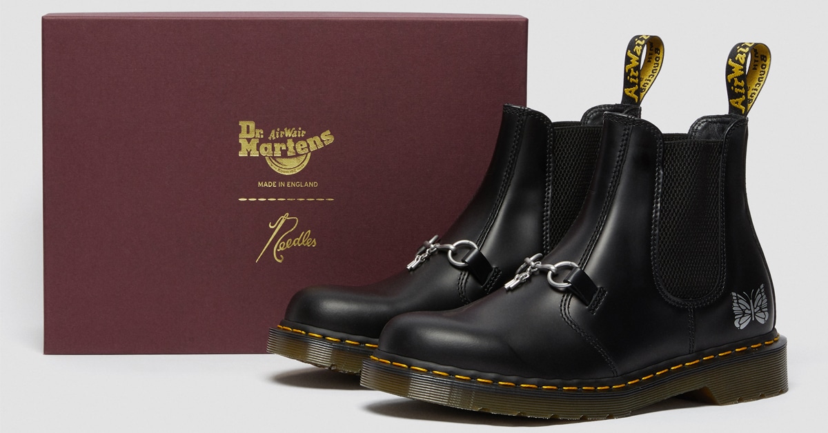 Dr. Martens Chelsea Boot gets an old-school Americana revamp from Needles 1