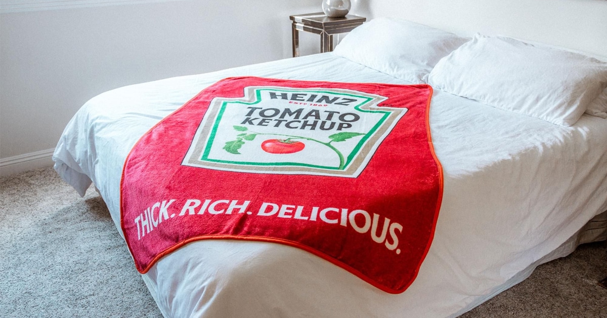 Fight the Arctic blast with this Heinz Ketchup blanket 1