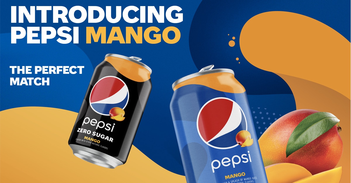 Pepsi adds Pepsi Mango and Pepsi Mango Zero Sugar to its permanent lineup 3