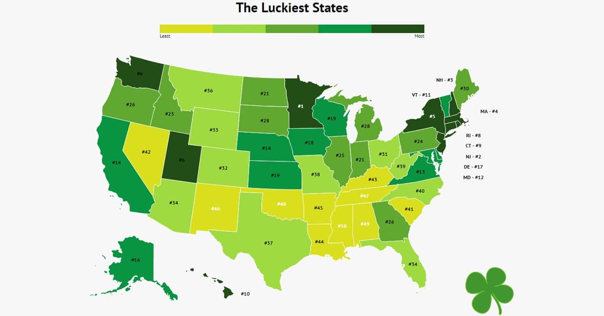 You’re more likely to win the lottery if you live in one of these states 2