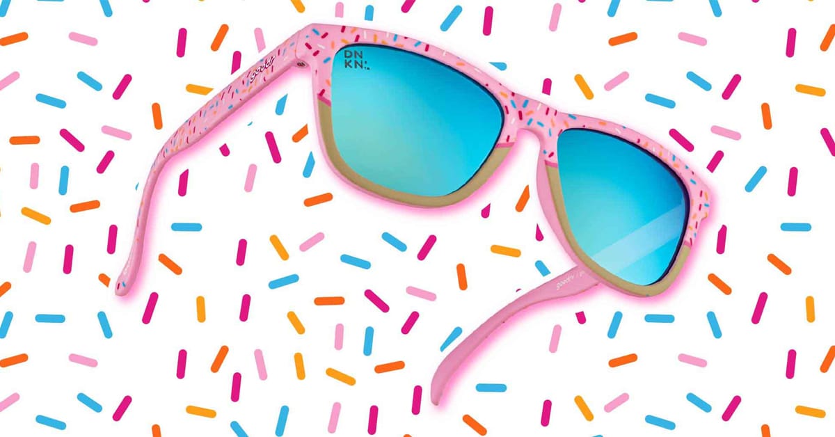 These Dunkin’ Donuts x Goodr sunnies are inspired by strawberry frosted donut 7