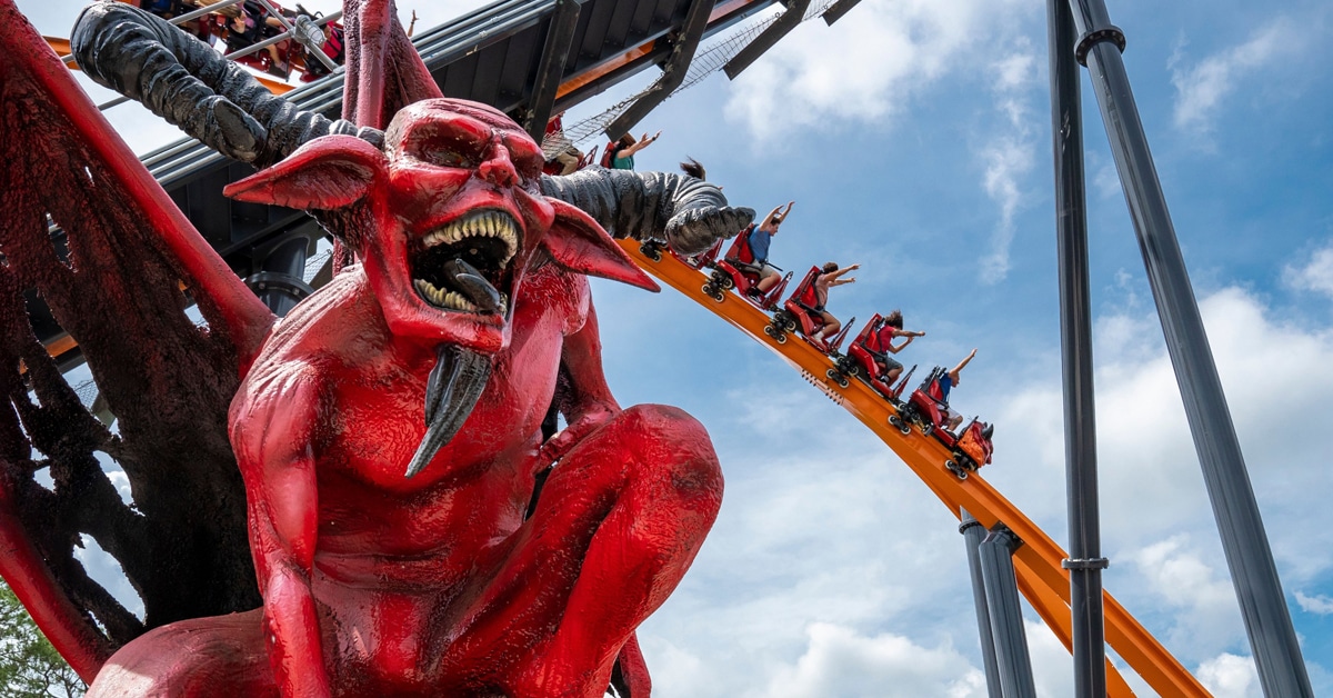 The world’s tallest single-rail coaster is now open at Six Flags Great Adventure 9