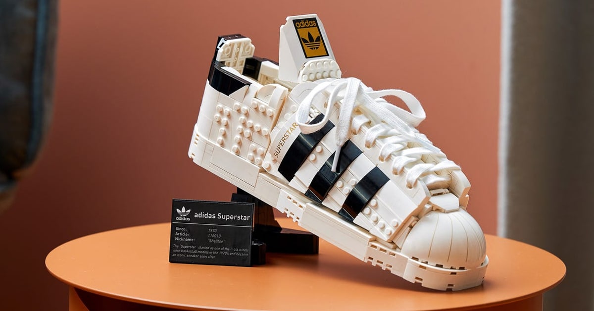 LEGO releases a buildable model of Adidas Originals Superstar 9