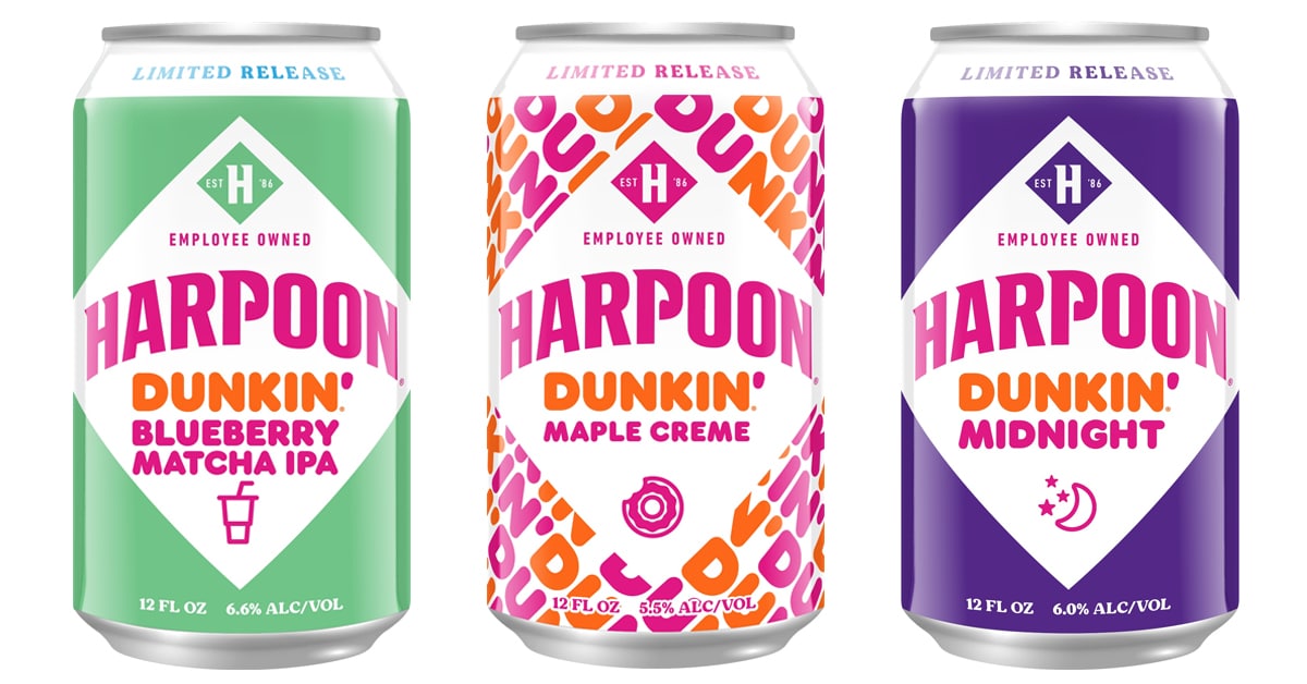 Harpoon Brewery is releasing 3 new Dunkin’ Donuts-inspired beers for fall 4