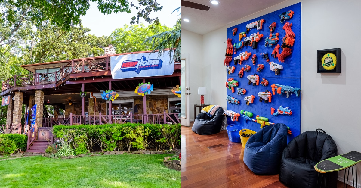 Hasbro and Vrbo are renting out a Nerf-themed lake house to one lucky family 3