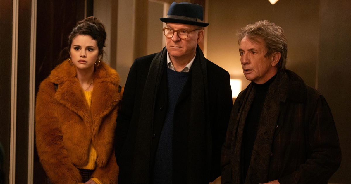 Selena Gomez, Steve Martin, and Martin Short in Only Murders in the Building (2021) | ©Image Credit: Hulu