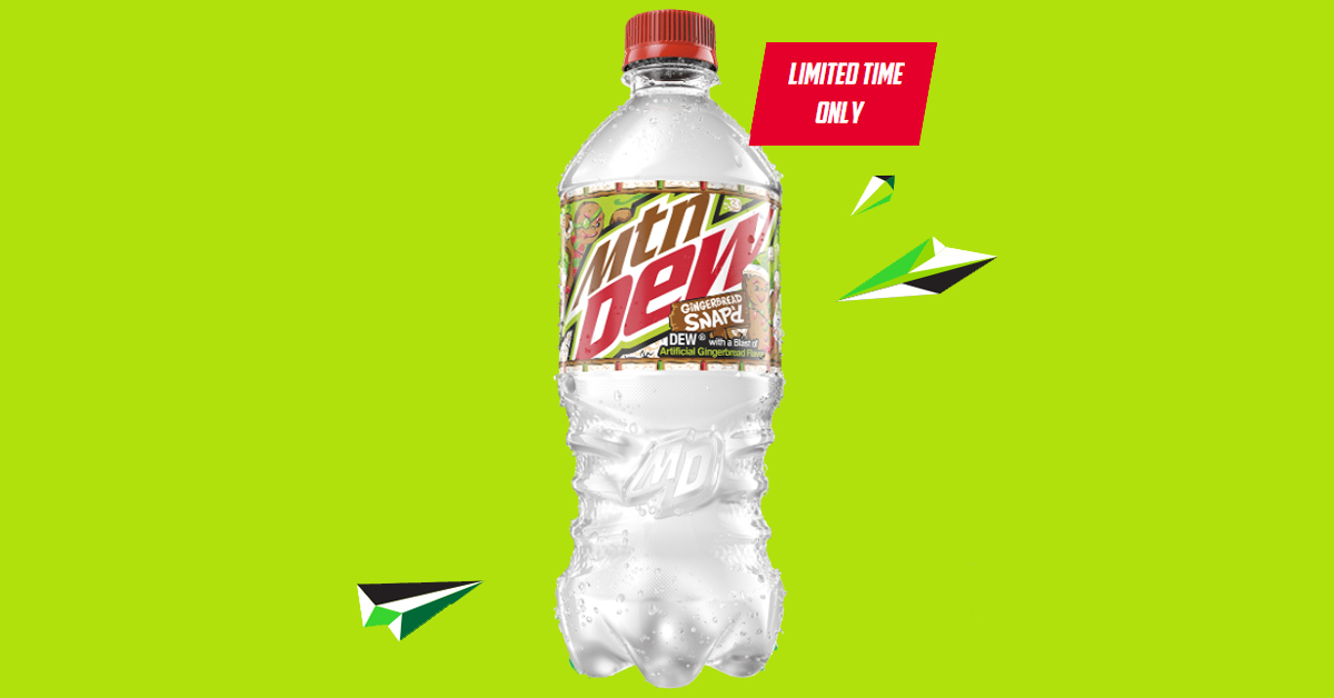 Mountain Dew releases gingerbread-flavored soda in time for the holidays 4