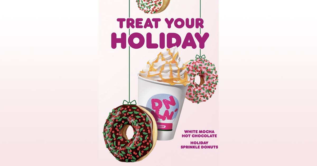 Dunkin’ makes its classic donuts more Christmassy with Holly Berry sprinkles 6