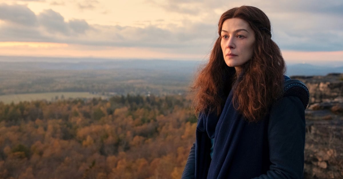 Rosamund Pike as Moiraine in The Wheel of Time
