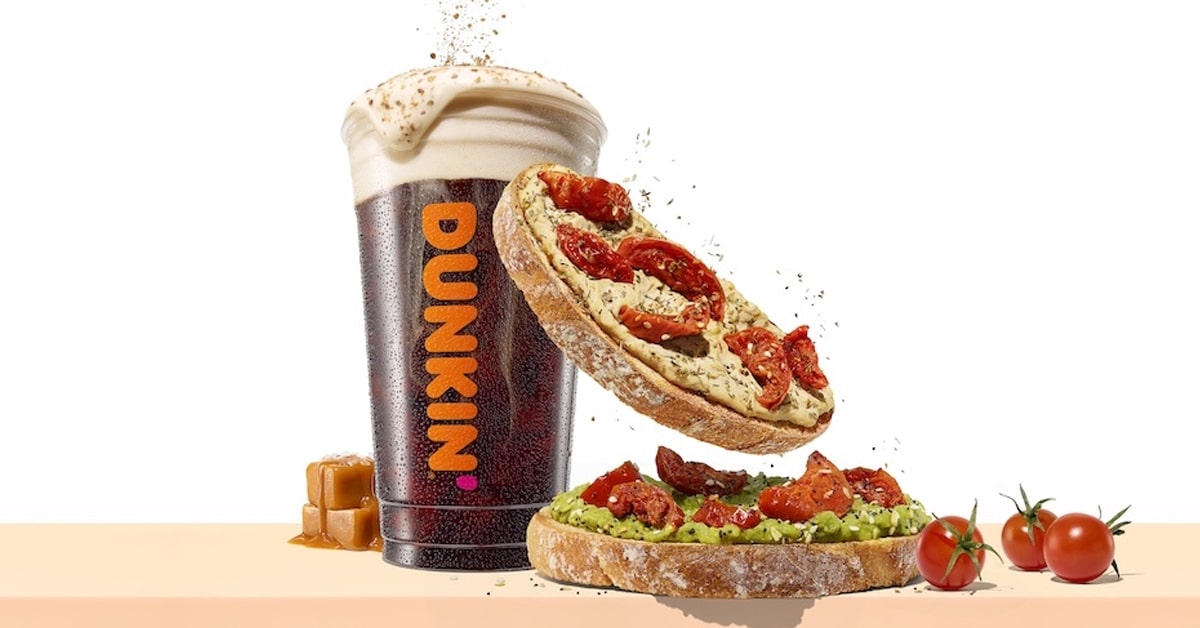 Dunkin’ welcomes spring with new salted caramel sips and roasted tomato toasts