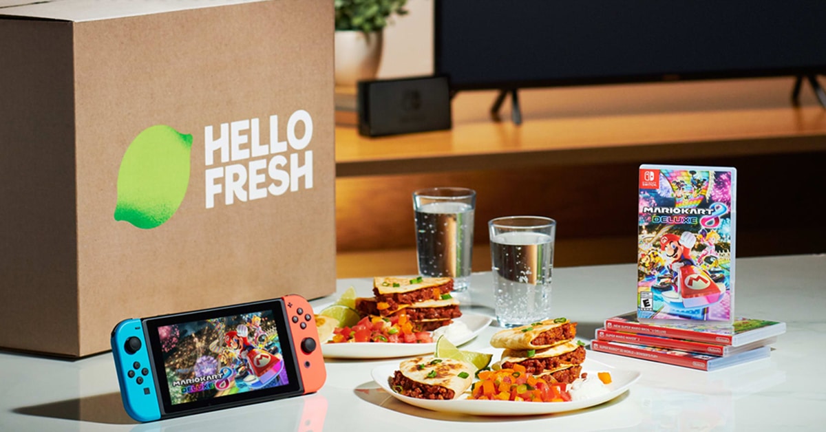 HelloFresh is celebrating Mario Day with Super Mario-inspired meal kits