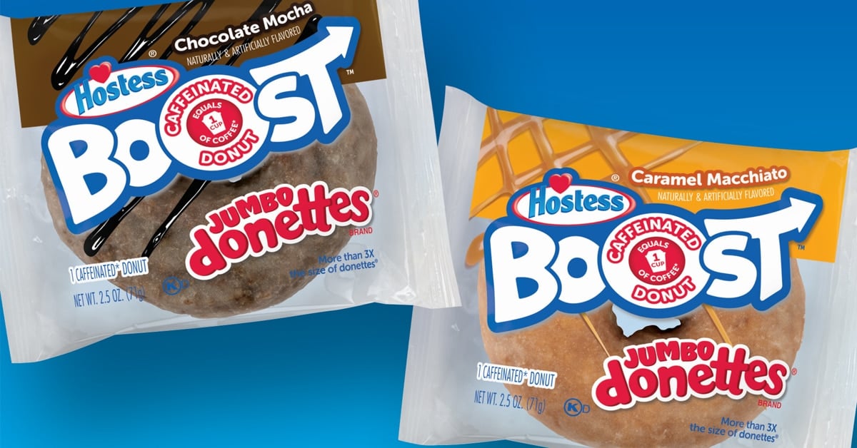 Hostess’ new caffeinated donuts will turbocharge your day