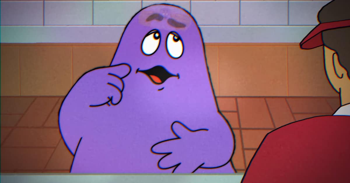 Who is the voice of Grimace in McDonald’s 2022 Super Bowl ad